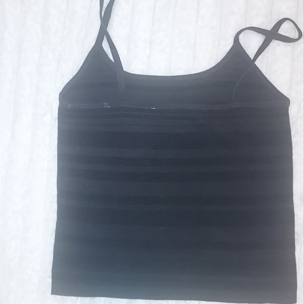 Y2K Express Bleus Cropped Tank Top - Picture 2 of 3